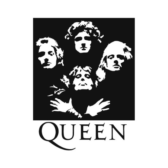 Футболка Queen рок группа Квин rock merch с принтом