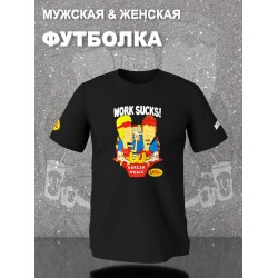 Футболка Бивис и Баттхед Beavis and Butthead с принтом