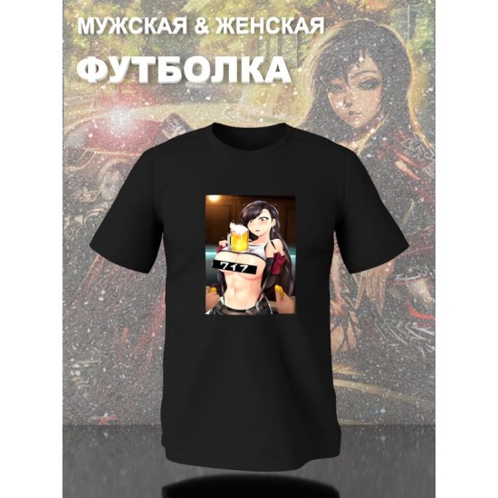 Футболка Хентай аниме тян тянка hentai anime girl y2k с принтом
