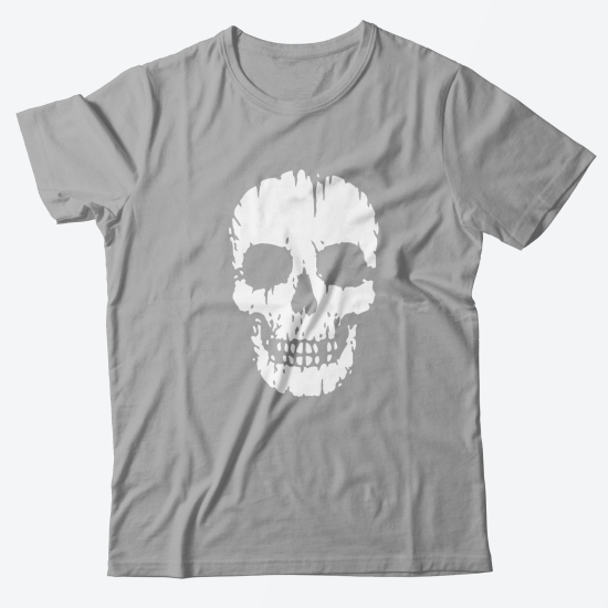 Модная футболка с принтом Череп