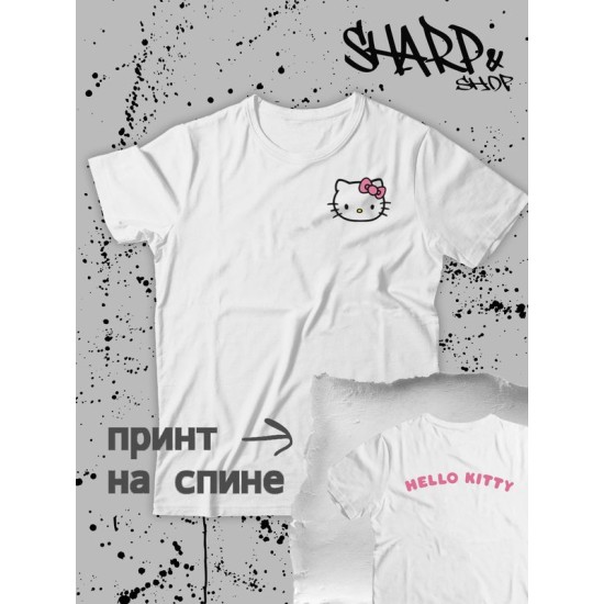 Футболка Hello Kitty Аниме Куроми с принтом