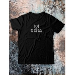 Футболка с мемом котом