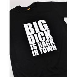 Футболка с прикольной надписью Big dick