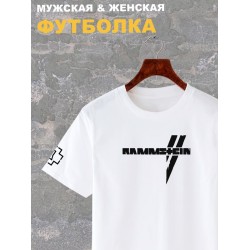 Футболка Rammstein logo Рамштайн Ramstein с принтом