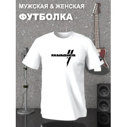 Футболка Rammstein logo Рамштайн Ramstein с принтом