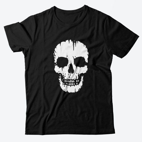 Модная футболка с принтом Череп