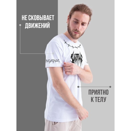 Футболка Аниме оверсайз с принтом