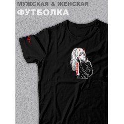 Футболкаоверсайз с принтом аниме Zero Two