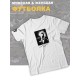 Футболка белая оверсайз Король и Шут киш с принтом Медведь