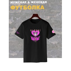 Футболка аниме Kuromi Hello Kitty Куроми zxc y2k оверсайз с принтом