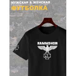 Футболка Рамштайн Rammstein logo Ramstein логотип с принтом