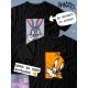 Парные футболки Багз Банни кролик Bugs Bunny с принтом заяц