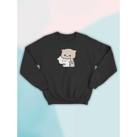Парные свитшоты Mochi cats chibi cat kawaii