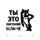 Наклейка интерьерная на стену и авто, надписи на автомобиль на дверь на стекло на ноутбук на холодильник на унитаз на зеркало на дневник. Прикольные наклейки с приколами, смешные.