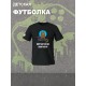 Футболка с котом геймером и надписью meow детская