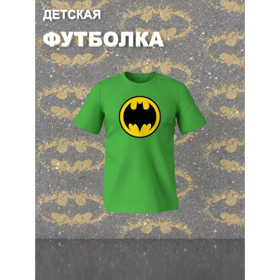 Футболка бэтмен batman и супергерой летучая мышь y2k детская