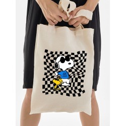 Шоппер снупи Snoopy с собакой и вудстоком птичкой детский