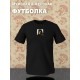 Парная футболка для влюбленных с прикольной картинкой Обезьянка черная мужская. Футболка с принтом monkey для пар и молодоженов в стиле y2k.