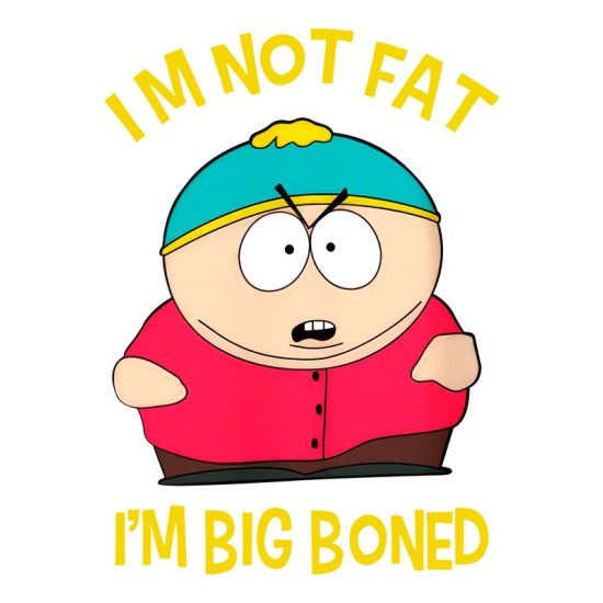 Шоппер Картман южный парк south park прикол с принтом Eric Cartman мем я не толстый у меня кость широкая бежевый, стритстайл сумка для шопинга и покупок тканевая женская мужская андеграунд кэжуал y2k.