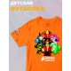 Футболка роблокс герои и roblox с принтом и надписью детская