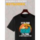 Футболка с прикольной надписью "It's fine i'm fine everything is fine" унисекс черная.