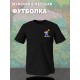 Парная футболка для влюбленных с прикольной надписью "Мышь побольше" черная мужская. Футболка с принтом Том и Джерри для пар и молодоженов кэжуал.