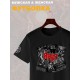 Футболка с принтом Ария rock. Футболка унисекс с надписью русский рок в стиле street style.