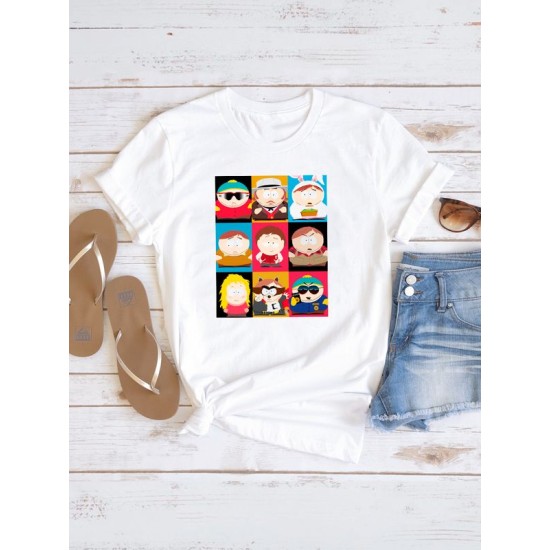 Футболка south park южный саус парк картман кайл и герои