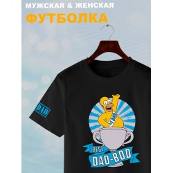 Футболка Гомер Симпсон best dad bod meme Simpsons y2k