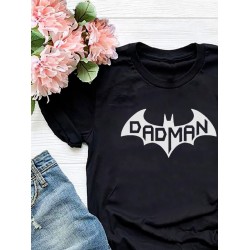 Футболка бэтмен batman best dad и лучший папа y2k
