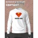 Свитшот супермен superman супер папа super dad y2k