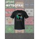 Футболка крипер майнкрафт стив с зомби minecraft детская
