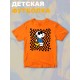 Футболка со снупи Snoopy и вудстоком желтой птичкой детская