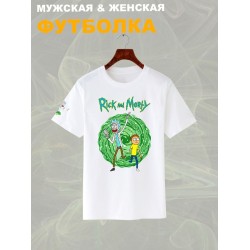 Футболка рик и морти путешествие из rick and morty y2k