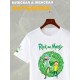 Футболка рик и морти путешествие из rick and morty y2k