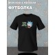 Футболка рик и морти и ученый мем из rick and morty