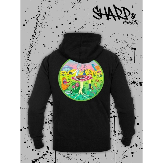 Худи рик и морти путешествие из rick and morty the anime