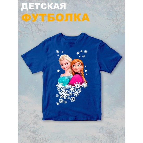 Футболка с принтом Холодное сердце детская