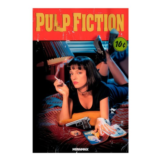Футболка криминальное чтиво pulp fiction y2k style с принтом 90 s vibe в стиле 90 х aesthetic мода образ 90х ретро эстетика, белая женская и мужская стрит стайл прикольная андеграунд одежда кэжуал.