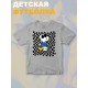 Футболка со снупи Snoopy и вудстоком желтой птичкой детская