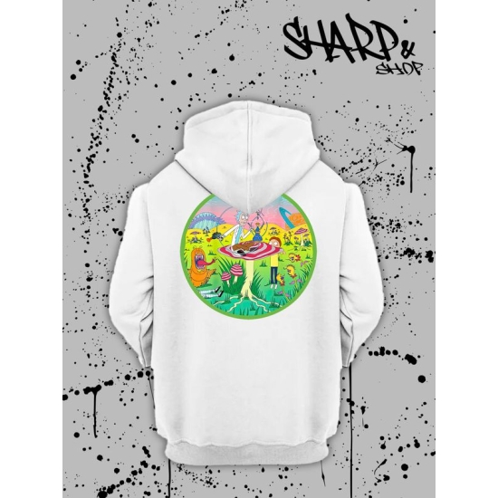 Худи рик и морти путешествие из rick and morty the anime