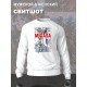 Свитшот с принтом из мультсериала Атака титанов оверсайз. Свитшот унисекс anime Attack on titan в стиле street style для молодежи.