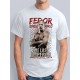 Футболка Федор Емельяненко mma the last emperor с принтом надписью Fedor Emelianenko mixed martial arts борьба, белая женская мужская, прикольная андеграунд одежда кэжуал sportswear спортивный стиль.