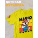 Футболка супер марио брос super mario нинтендо детская