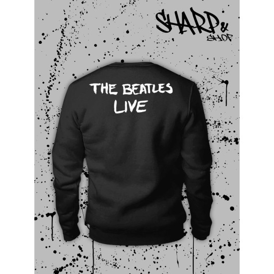 Свитшот Beatles Битлс логотип с принтом, рок группа logo