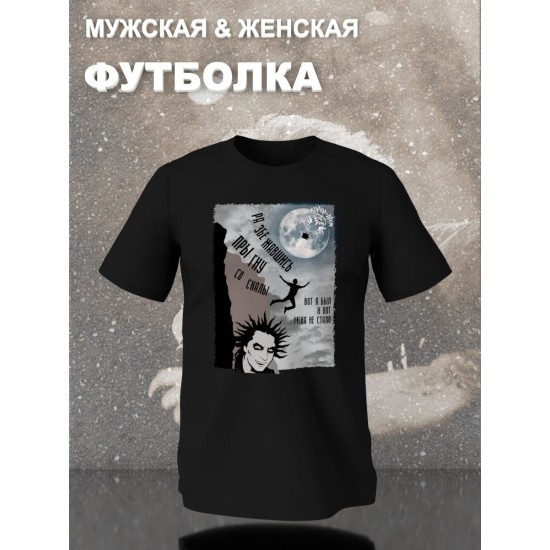 Футболка с принтом Король и Шут. Футболка унисекс с группой КиШ и надписью панки хой в стиле street style.