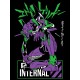 Шоппер с принтом из мультсериала Евангелион. Тканевая сумка Evangelion Eva 01 в стиле street style для молодежи.