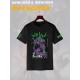 Футболка с принтом из мультсериала Евангелион в стиле аниме. Футболка унисекс Evangelion Eva 01 в стиле street style для молодежи.