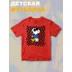 Футболка со снупи Snoopy и вудстоком желтой птичкой детская