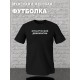 Парная футболка для влюбленных на День святого Валентина с прикольной надписью "Отец русской демократии" черная мужская. Футболка с принтом для пар и молодоженов на 14 февраля в стиле y2k.